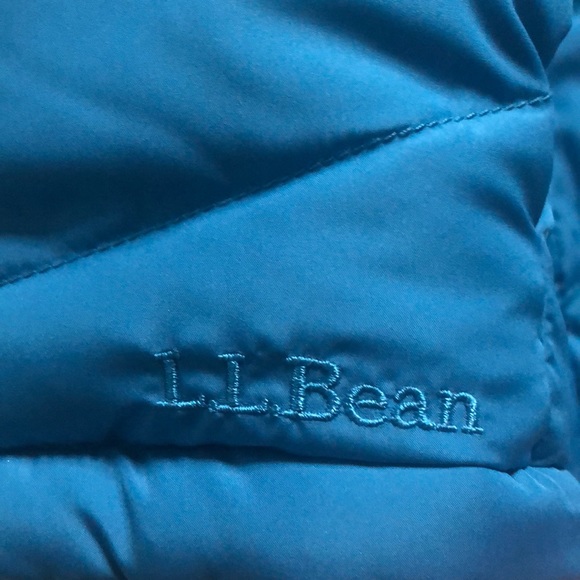 LL Bean EUC reversible goose down puffer coat - Picture 3 of 5
